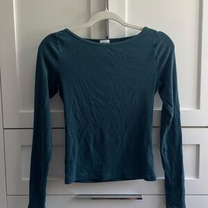 Aritzia Boat Neck Long Sleeve